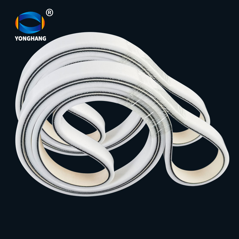 20A white silicone coated conveyor belt for electroplating industry