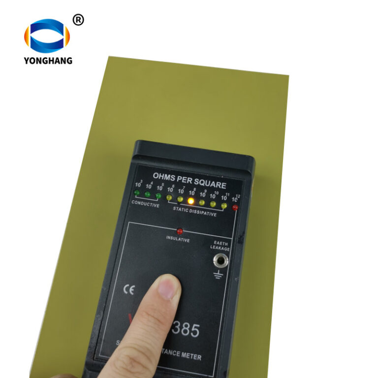 Anti-static yellow PU conveyor belt