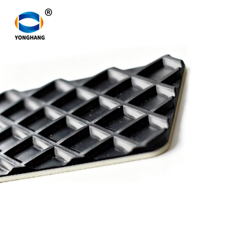Black PVC Square Top Conveyor Belt for Wood Sanding Machine