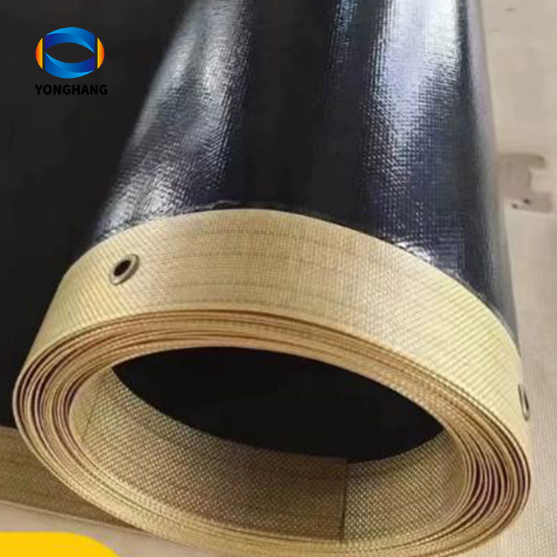 White Teflon Impression Cloth Fabric conveyor belt 5 Black