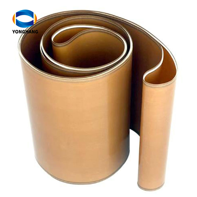 White Teflon Impression Cloth Fabric conveyor belt 6 Brown