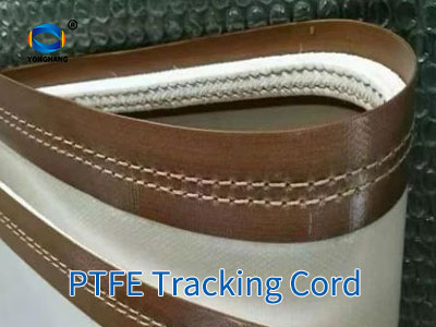 White Teflon Impression Cloth Fabric conveyor belt 13 PTFE-Tracking-Cord
