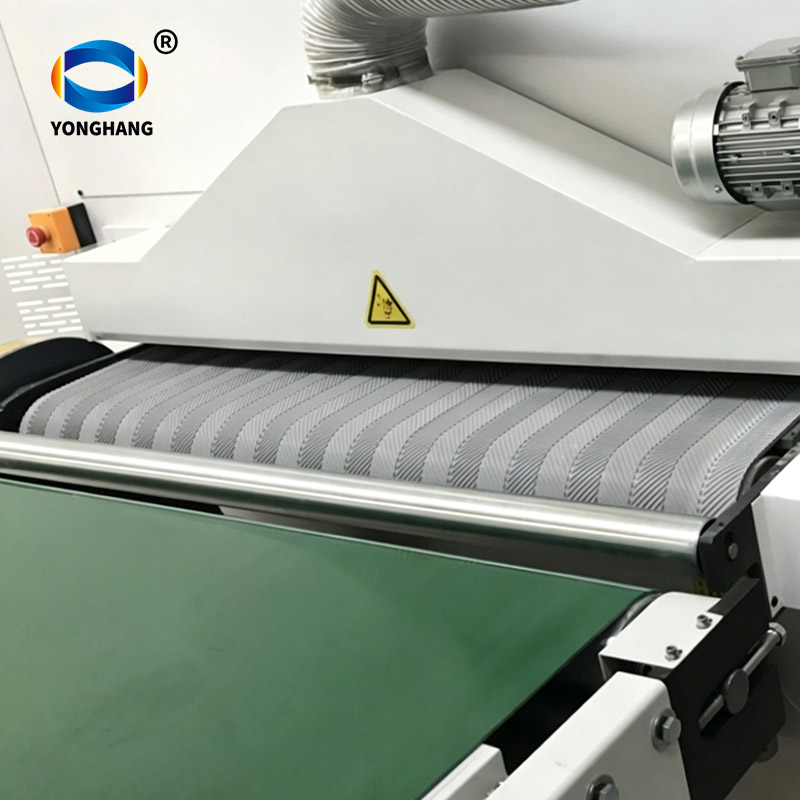 PVC Fishbone Pattern Conveyor Belts For Wood Process 7 PVC Grey Fishbone Pattern Conveyor Belts For Wood Process