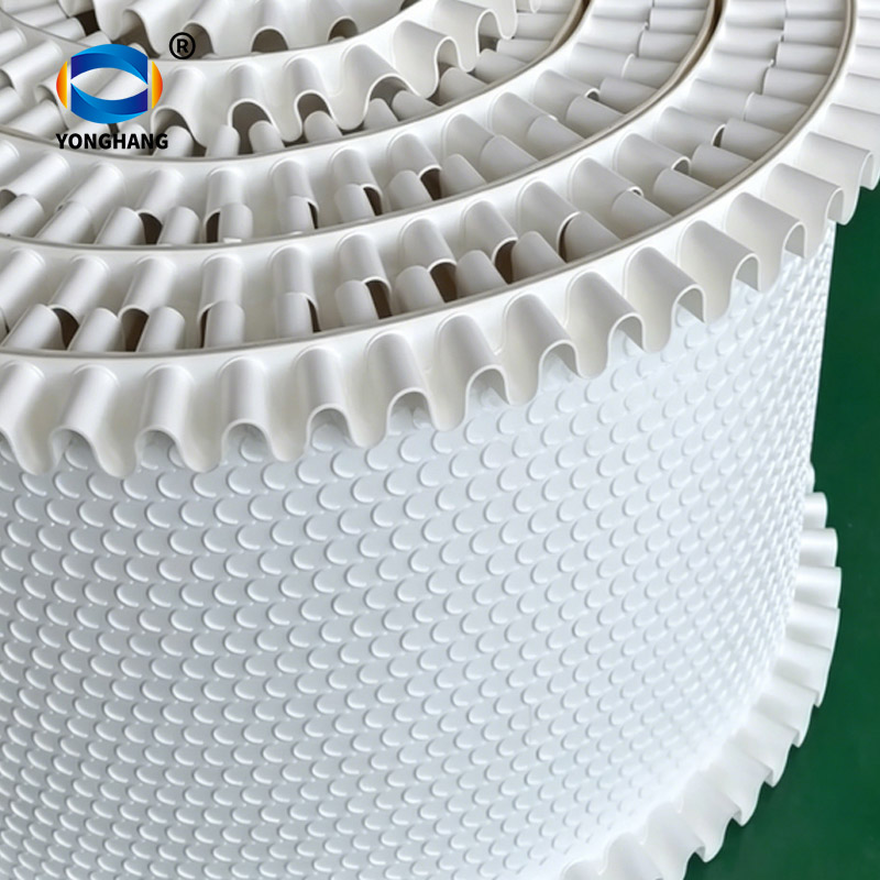 PVC white Crescent Top Conveyor Belt