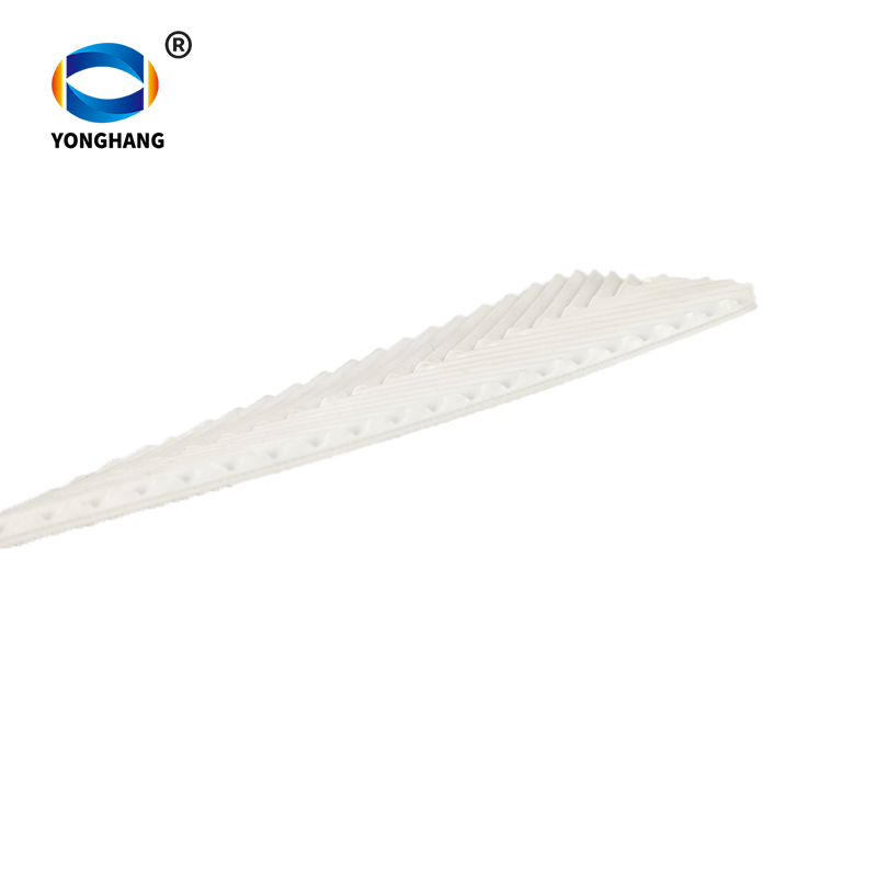 PVC white Fishbone Pattern Conveyor Belts