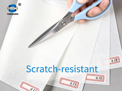 White Double-sided Teflon-coated high-temperature resistant glass fiber cloth 5 Scratch-resistant