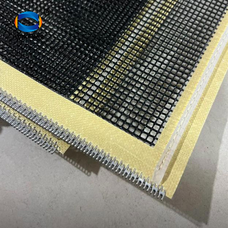 black anti-static PTFE conveyor mesh belt 12 Silicone Guide 1