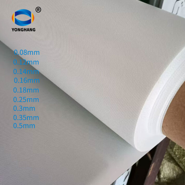 White Double-sided Teflon-coated fiberglass cloth