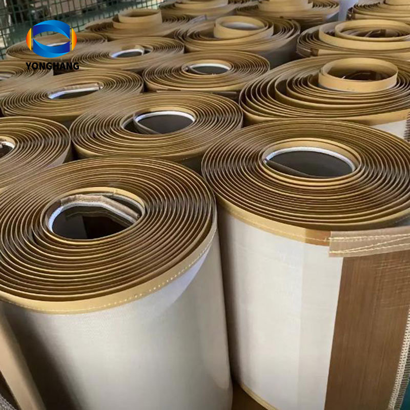 White Teflon Impression Cloth Fabric conveyor belt 4 White