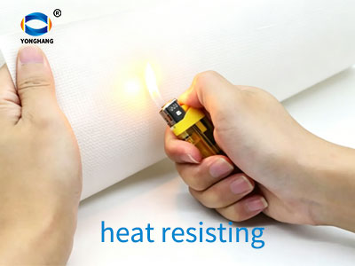 White Double-sided Teflon-coated high-temperature resistant glass fiber cloth 4 heat-resisting