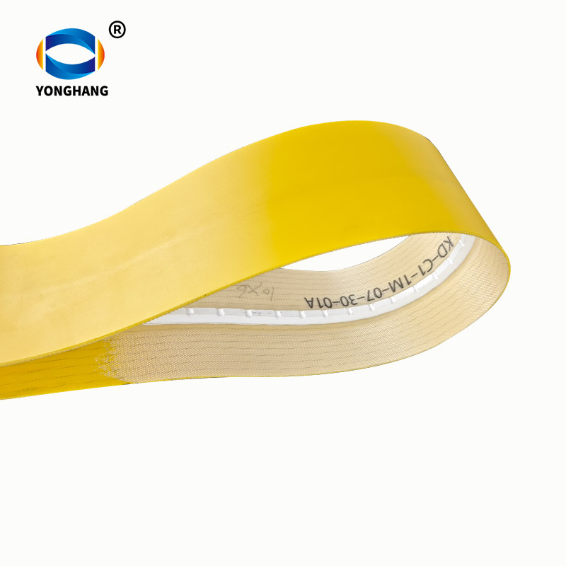 yellow PU conveyor belt 1.0mm
