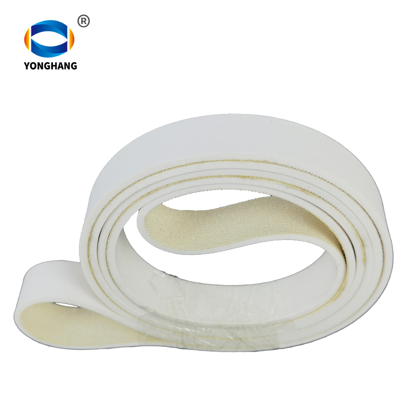 white Seamless Silicone Flat Belt for heat shrinkable tube machine 2 Seamless silicone belt 1700X30X3