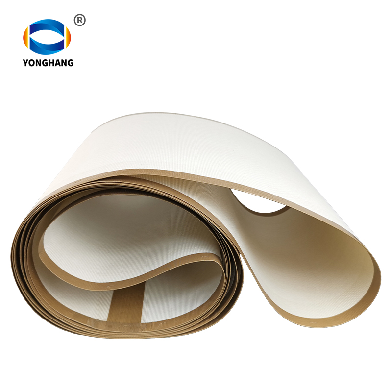 White Teflon conveyor belt