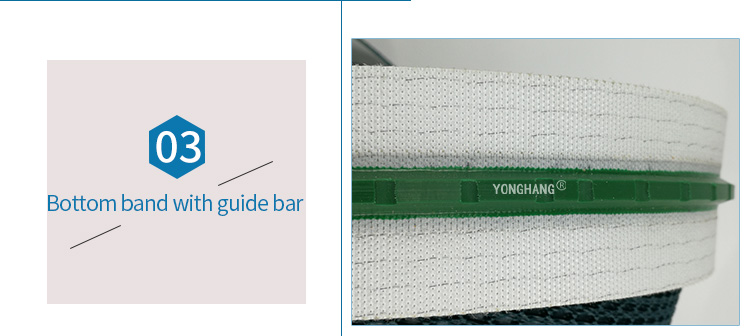 carton sealer drive belt 4 Bottom belt with guide bar